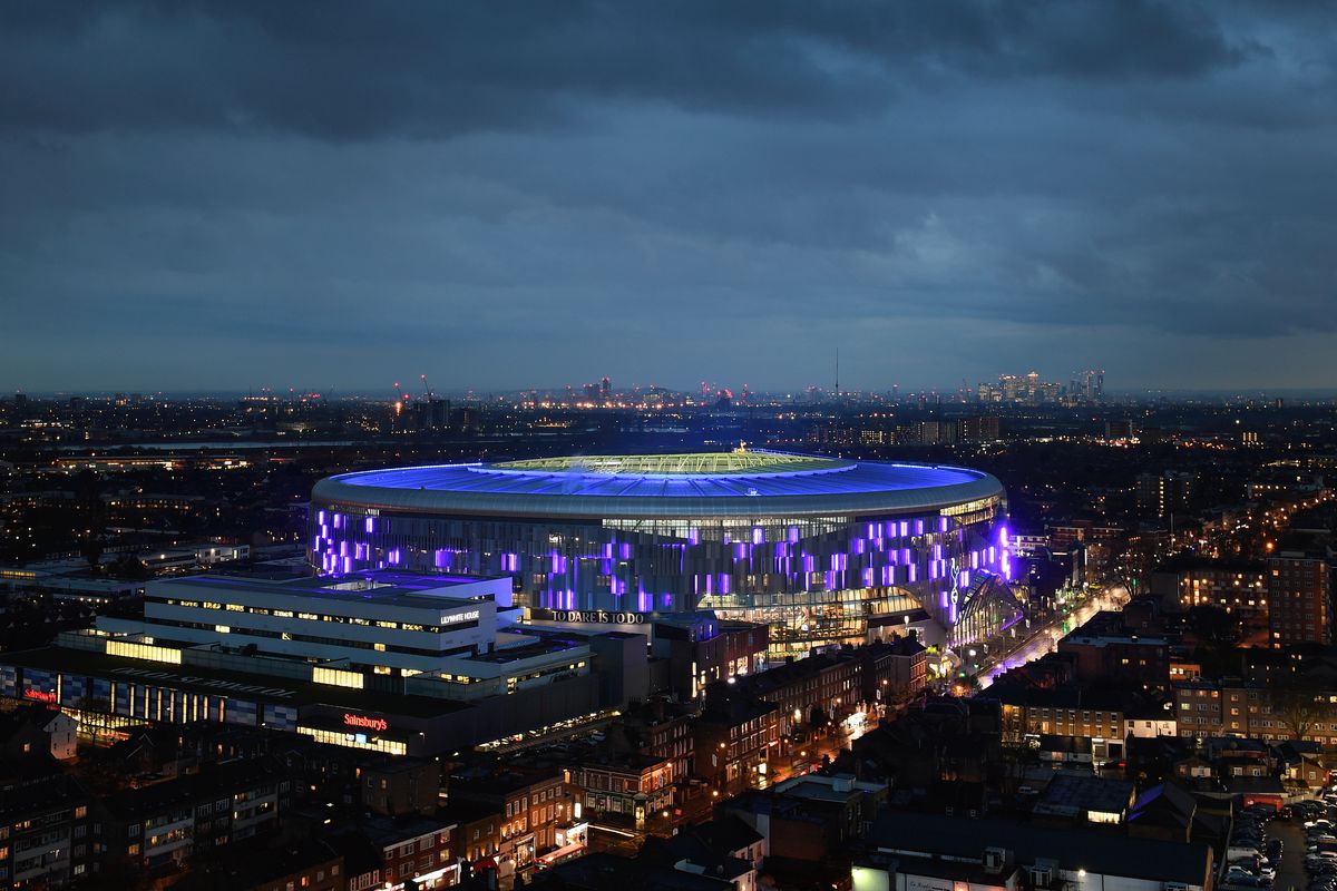 Outside of Tottenham Hotspur Stadium